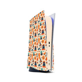 Halloween Ps5 skin, Spooky Pumpkin Playstation 5 controller skin, Full cover decal vinyl 3m stickers - Tackydesign